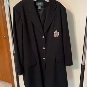 Vintage Lauren black wool jacket.